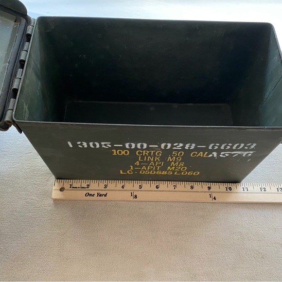 Metal USA Ammo Box, Ammunition Box, Water Tight~Anything Important Storage Box - Picture 11 of 14